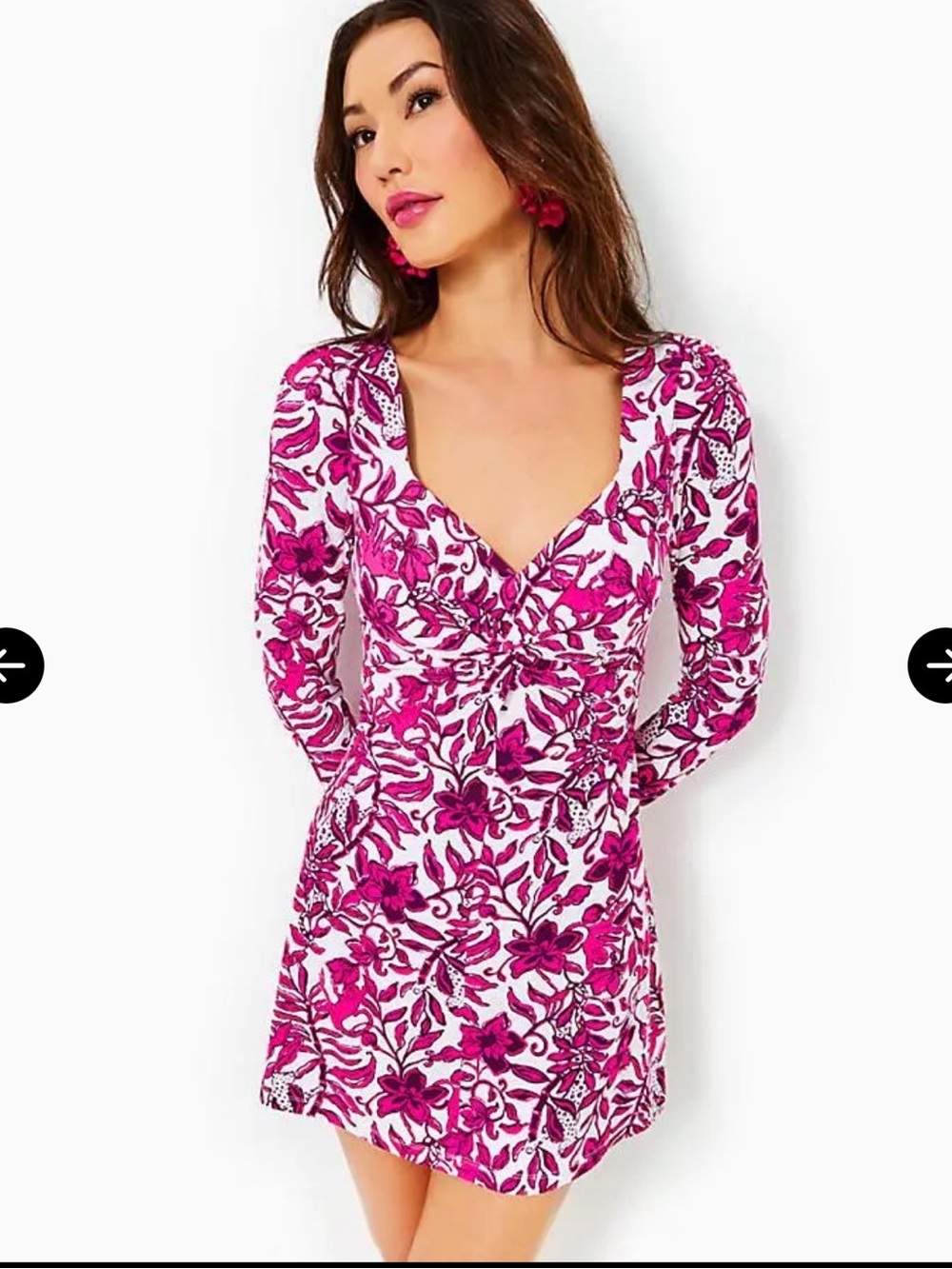 Lilly Pulitzer Anne Skirted Romper Elderflower Blossom Lil Escape Plan Size M